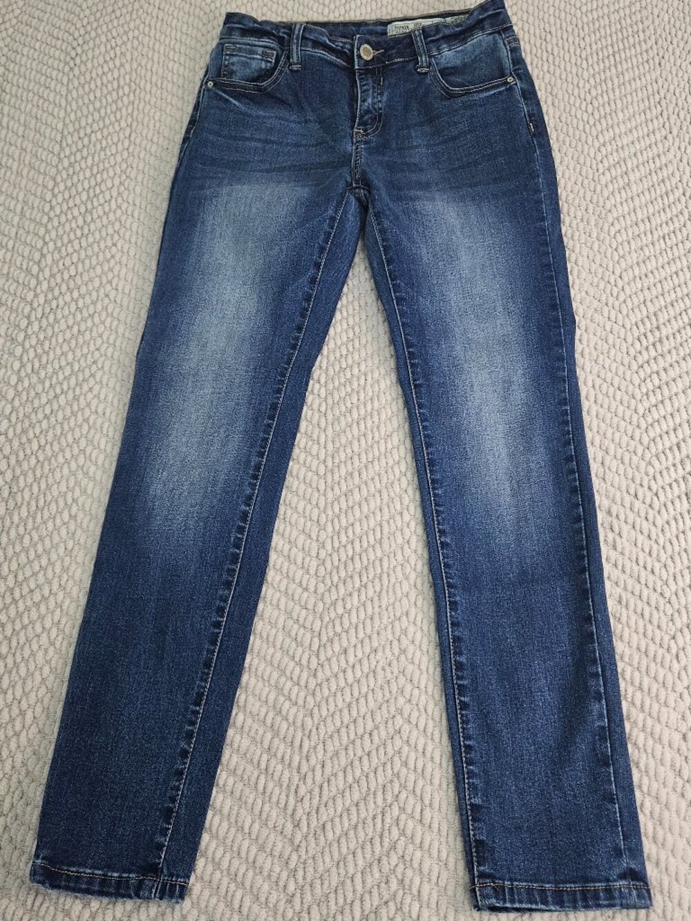 Papaya Women's Dark Wash Mid Rise Skinny Jeans Cotton Size 7